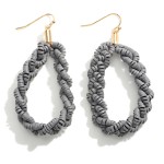 Wholesale braided Heishi Bead Drop Earrings Long Due Elasticity Heishi Beads Ear