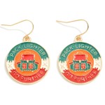 Wholesale pack Lighter Go Further Enamel Drop Earrings
