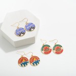 Wholesale pack Lighter Go Further Enamel Drop Earrings