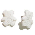 Wholesale teddy Bear Stud Earrings