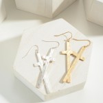 Wholesale metal Cross Earrings