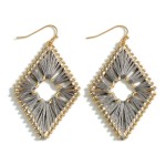 Wholesale diamond Thread Drop Earrings