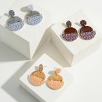 Wholesale carved Acrylic Drop Earrings