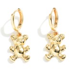 Wholesale metal Teddy Bear Drop Earrings