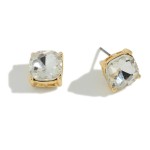 Rhinestone Stud Earrings

- Approximately .25" Diameter