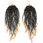 Wholesale beaded Drop Statement Earrings L W