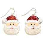 Wholesale glitter Santa Clause Drop Earrings L