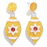 Wholesale christmas Ornament Snowflake Earrings L