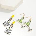 Wholesale who Needs Cake We Have Tequila Tequila Bottle Drop Earrings L