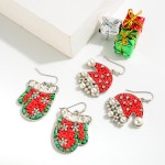Wholesale beaded Mitten Drop Earrings L