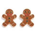 Wholesale rhinestone Gingerbread Earrings L