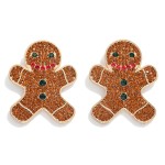 Wholesale rhinestone Gingerbread Earrings L