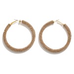 Wholesale rhinestone Studded Hoop Earrings Diameter