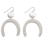 Wholesale chain Link Arch Drop Earrings L