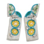 Wholesale seed Bead Rhinestone Beverage Drop Earrings L