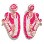 Wholesale seed Bead Sneaker Drop Earrings L