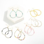 Wholesale beaded Teardrop Earrings L Lightweight