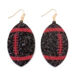 Wholesale glitter Football Drop Earrings L