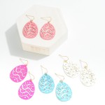 Wholesale easter Egg Drop Earrings Rhinestone Accents L Ultra Lightweight