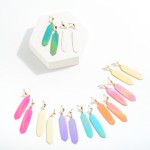 Wholesale iridescent Metal Drop Earrings L