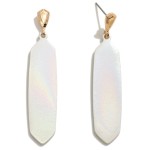 Wholesale iridescent Metal Drop Earrings L
