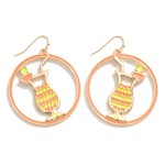 Wholesale enamel Drop Earrings Multi Colored Drink L
