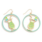 Wholesale enamel Drop Earrings Multi Colored Drink L