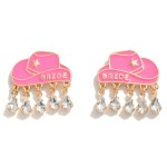 Wholesale bride Cowboy Hat Rhinestone Tassel L