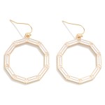 Wholesale enamel Drop Earring Geometric Detail L