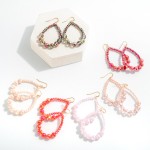 Wholesale beaded Teardrop Earrings L