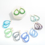 Wholesale beaded Teardrop Earrings L