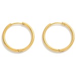 Wholesale stainless Steel Drop Hoop Earring L Stainless Steel Construction Handm