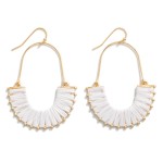 Wholesale raffia Gold Drop Earrings L