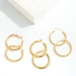 Wholesale k Gold Dipped Hoop Earrings Brass Base Hypoallergenic D Made Korea