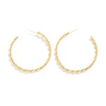 Wholesale k Gold Dipped Spiral Hoop Earrings Brass Base Hypoallergenic D Made K