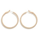 Wholesale twisted Two Coil Spring Hoop Earrings L