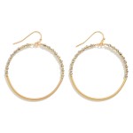 Wholesale circular Beaded Drop Earring Faceted Beaded Detail L