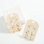 Wholesale set Rhinestone Earrings Hinged Huggie Hoop Rhinestone Studs L