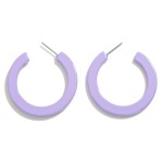 Wholesale abalone Metal Drop Hoop Earring L Lightweight