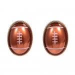 Pearlescent Sports Stud Earring

- Approximately .5" D