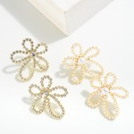 Wholesale studded Flower Drop Earrings L