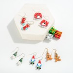 Garden Gnome Drop Earrings 

- Approximately 1.25" L