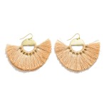 Wholesale circular String Tassel Drop Earrings L