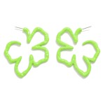 Wholesale metal Flower Drop Earrings L