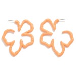 Wholesale metal Flower Drop Earrings L