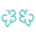 Wholesale metal Flower Drop Earrings L