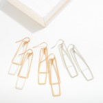 Wholesale nesting Metal Geometric Drop Earring L