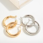 Wholesale hollow Brass Metal Drop Hoop Genuine Hypoallergenic Brass mm L