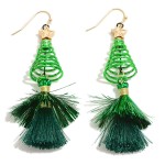 Wholesale christmas Tree Spring Earring Tassel Detail L