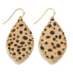 Animal Print Teardrop Earring

- Approximately 1.75" L